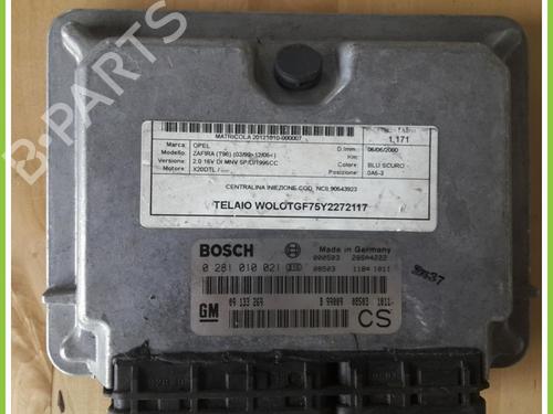 Used Engine control unit (ECU) OPEL ZAFIRA A MPV (T98) 2.0 DI 16V (F75) (82 hp) 13303066