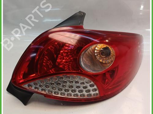 Used Right taillight PEUGEOT 206+ (2L_, 2M_) 1.1 (60 hp) 22889741