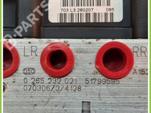ABS pump FIAT PANDA (169_) 1.2 Natural Power (169.AXB1A) | BP11717104M43 