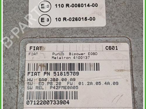 Engine control unit (ECU) FIAT PUNTO (188_) 1.2 Bifuel | BP16331306M57 