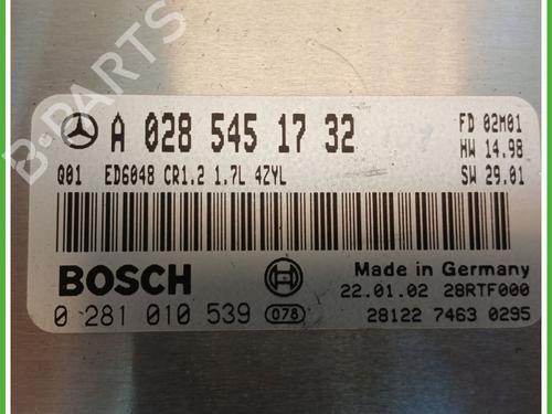Engine control unit (ECU) MERCEDES-BENZ VANEO (414) 1.7 CDI (414.700) | BP29127097M57