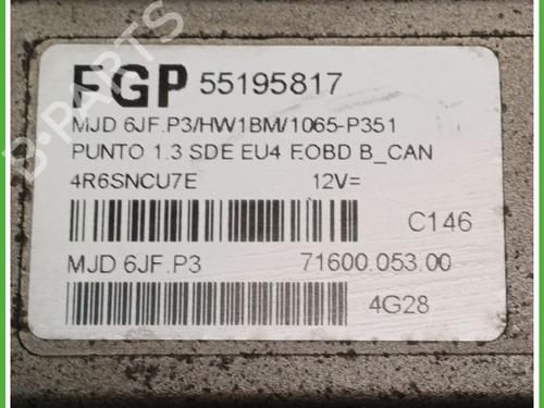 Engine control unit (ECU) FIAT PUNTO (188_) 1.3 JTD 16V | BP24035861M57 