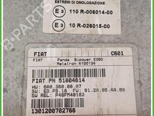 Engine control unit (ECU) FIAT PANDA (169_) 1.2 Natural Power (169.AXB1A) | BP40140236M57 - Image 2