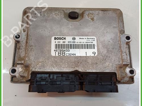 Used Engine control unit (ECU) FIAT PUNTO (188_) 1.9 JTD 80 (188.237, .257, .337, .357) (80 hp) 16999785