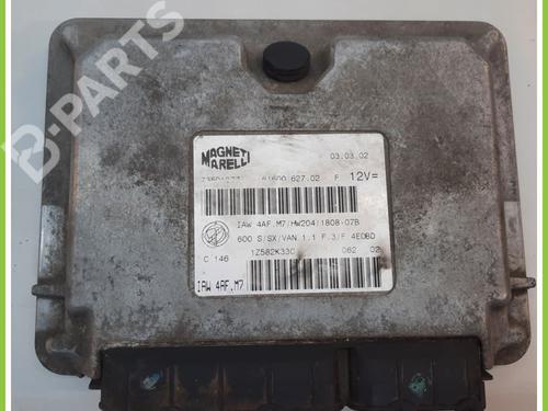 Used Engine control unit (ECU) FIAT SEICENTO / 600 Hatchback Van (287_) 1.1 (187CXB/C) (54 hp) 11370221