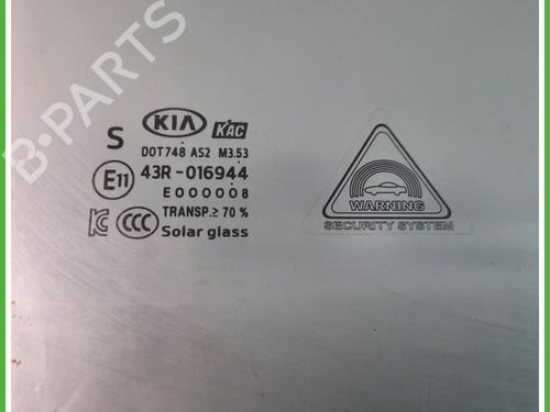 Rear right door window KIA RIO IV (YB, SC, FB) 1.4 CRDi 90 | BP12214050C21 