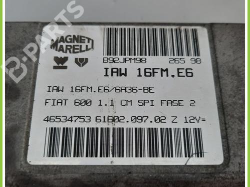 Engine control unit (ECU) FIAT SEICENTO / 600 (187_) 1.1 (187AXB, 187AXB1A, 187AXC1A02) | BP11368665M57 