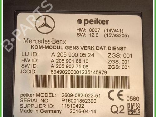 Control unit MERCEDES-BENZ A-CLASS (W176) A 180 (176.042) | BP40148226M11 - Image 2
