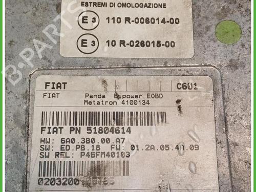 Engine control unit (ECU) FIAT PANDA (169_) 1.2 Natural Power (169.AXB1A) | BP40142919M57 - Image 2