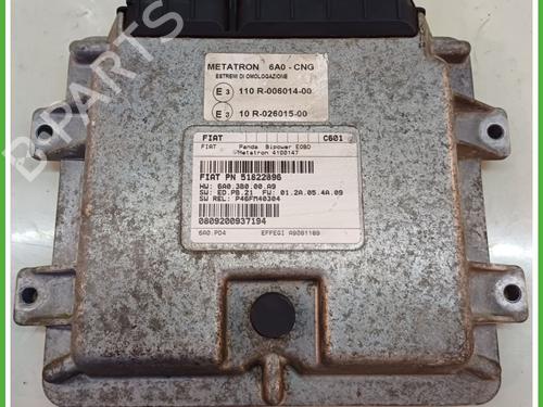 Used Engine control unit (ECU) FIAT PANDA Hatchback Van (169_) 1.2 Natural Power (60 hp) 16074087