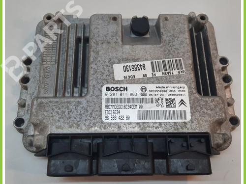 Used Engine control unit (ECU) PEUGEOT 307 (3A/C) 1.6 HDi (90 hp) 11731077