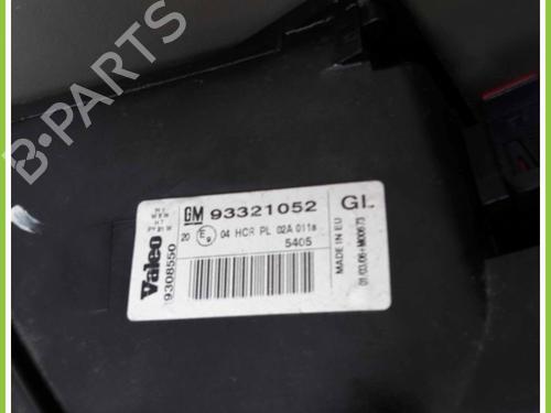 Left headlight OPEL MERIVA A MPV (X03) 1.6 (E75) | BP13579462C28 