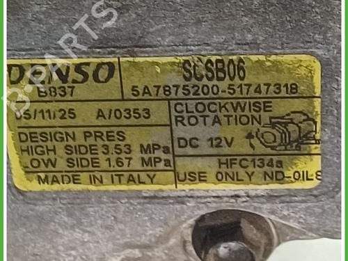 AC compressor FIAT PUNTO (188_) 1.2 Natural Power | BP20929935M34 