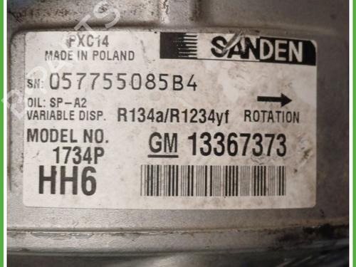 AC compressor OPEL ASTRA K (B16) 1.6 CDTi (68) | BP25613882M34 