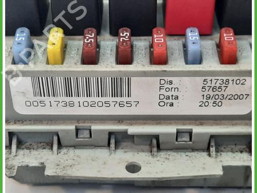 Fuse box FIAT CROMA (194_) 1.9 D Multijet (194AXC1B, 194AXC12) | BP13405110E1 