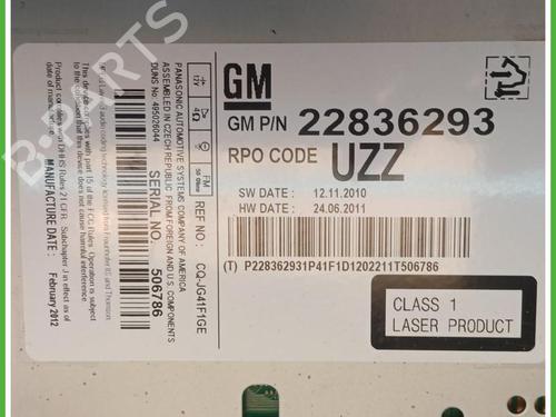 Radio OPEL ASTRA J GTC 1.7 CDTI (08) | BP40146521E6 - Image 4