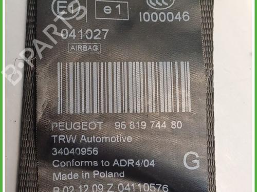 Front left belt tensioner PEUGEOT 3008 I MPV (0U_) 1.6 HDi | BP26671677C87 