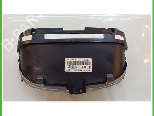 Instrument cluster FIAT PANDA (169_) 1.2 (169.AXB11, 169.AXB1A) | BP16204380C47 