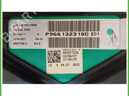 Instrument cluster PEUGEOT 307 SW (3H) 2.0 HDi 135 | BP16898265C47 