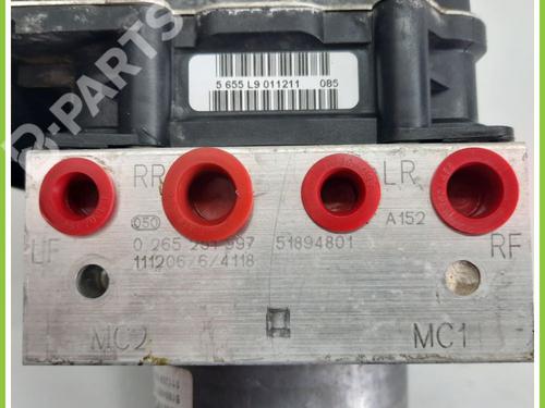ABS pump FIAT PUNTO EVO (199_) 1.3 D Multijet (199AXC1A, 199BXC1A, 199AXT1A, 199BXT1A) | BP11368612M43 
