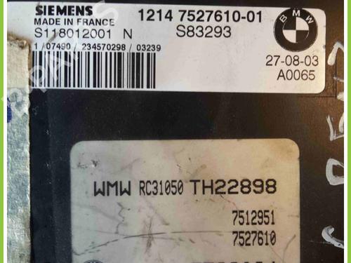 Engine control unit (ECU) MINI MINI (R50, R53) Cooper S | BP13419455M57 