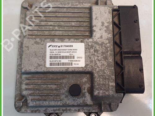 Used Engine control unit (ECU) FIAT IDEA (350_) 1.3 D Multijet (90 hp) 25437142