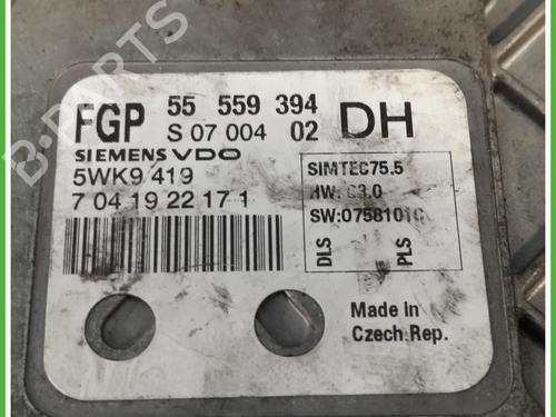 Engine control unit (ECU) OPEL ASTRA H (A04) 1.6 (L48) | BP40074863M57 - Image 3
