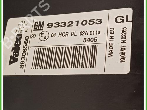 Right headlight OPEL MERIVA A MPV (X03) 1.3 CDTI (E75) | BP26314923C29 