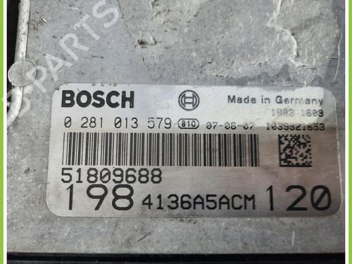 Engine control unit (ECU) FIAT BRAVO II (198_) 1.9 D Multijet (198AXB1A) | BP13259383M57 