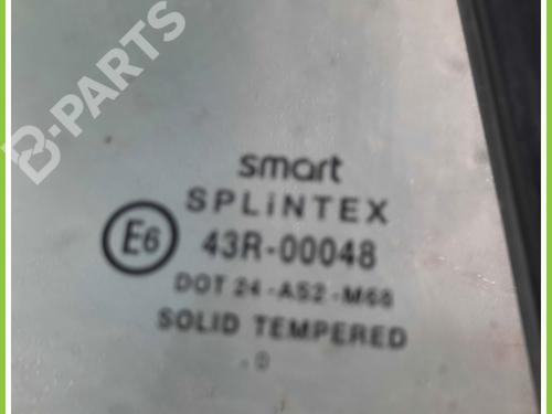 Rear right door window SMART CITY-COUPE (450) 0.6 (S1CLA1, 450.341) | BP11722143C21 