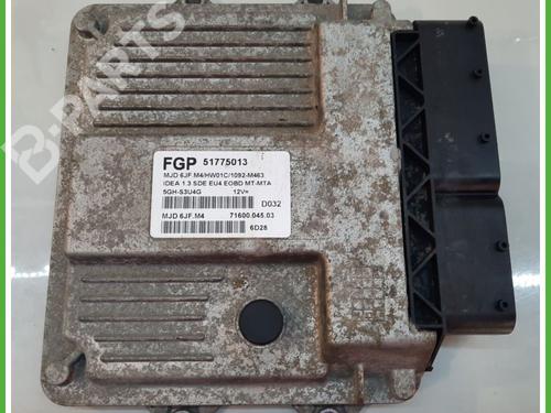Used Engine control unit (ECU) FIAT IDEA (350_) 1.3 D Multijet (70 hp) 11825787