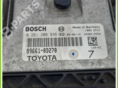 Engine control unit (ECU) TOYOTA YARIS (_P9_) 1.0 VVT-i (KSP90_, KSP90R) | BP11368812M57 