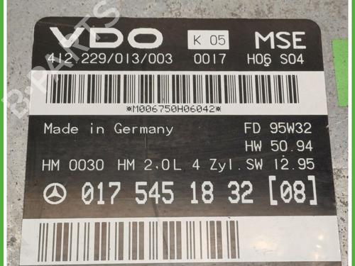 Engine control unit (ECU) MERCEDES-BENZ E-CLASS (W210) E 200 (210.035) | BP31013036M57 - Image 3