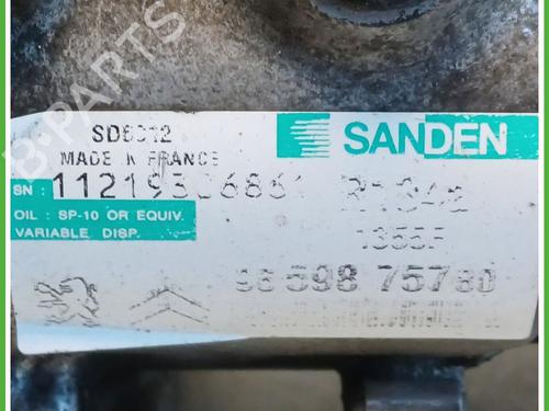 AC compressor PEUGEOT 207 (WA_, WC_) 1.4 HDi | BP29563835M34 