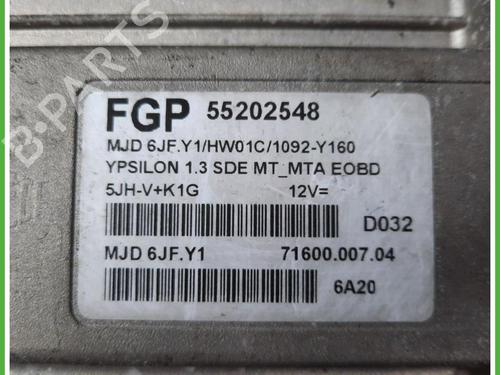 Engine control unit (ECU) LANCIA YPSILON (843_) 1.3 JTD (843.AXD11, 843.AXD1A) | BP40131144M57 - Image 2