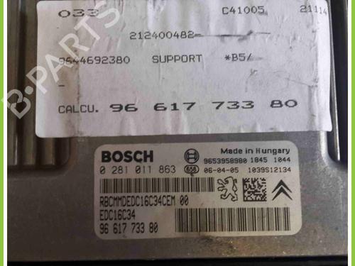 Engine control unit (ECU) CITROËN C4 I (LC_) 1.6 HDi | BP13259554M57 