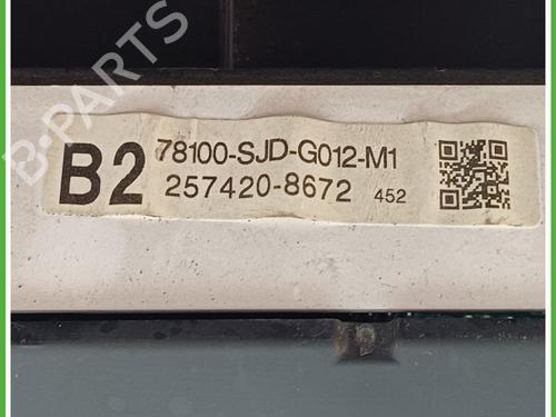 Instrument cluster HONDA FR-V (BE) 1.7 (BE1) | BP18125569C47 