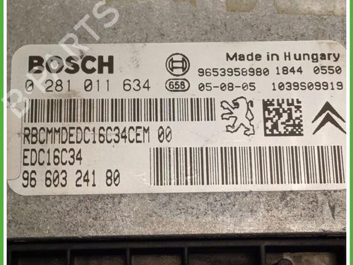 Engine control unit (ECU) PEUGEOT 307 SW (3H) 1.6 HDI 110 | BP24815640M57 
