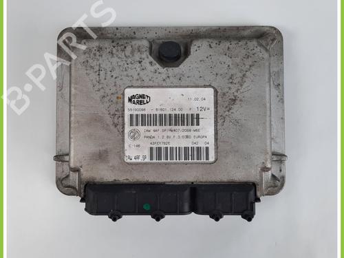 Used Engine control unit (ECU) FIAT PANDA (169_) 1.2 (169.AXB11, 169.AXB1A) (60 hp) 13319339