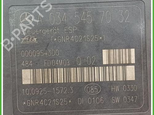 ABS pump MERCEDES-BENZ C-CLASS (W203) C 220 CDI (203.008) | BP21004848M43 