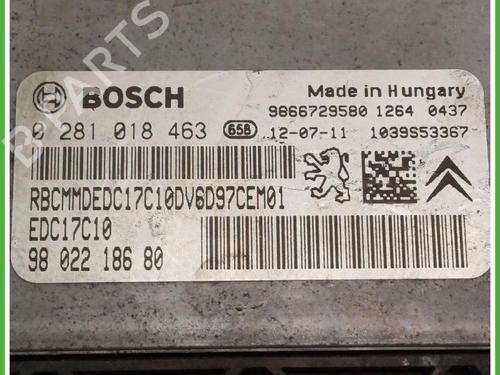Engine control unit (ECU) CITROËN C3 Picasso (SH_) 1.6 HDI 90 | BP40143570M57 - Image 2