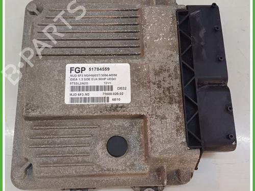 Used Engine control unit (ECU) FIAT IDEA (350_) 1.3 D Multijet (90 hp) 15849879