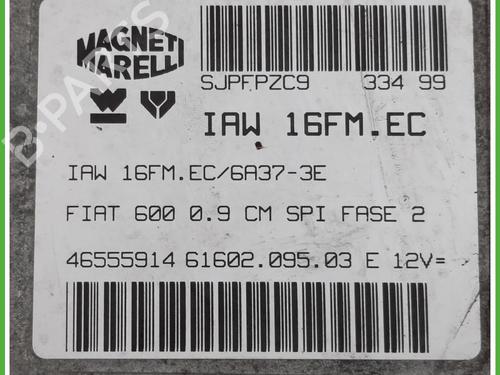 Engine control unit (ECU) FIAT SEICENTO / 600 (187_) 0.9 (187AXA, 187AXA1A) | BP15369634M57 