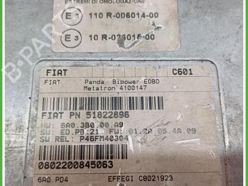 Engine control unit (ECU) FIAT PANDA (169_) 1.2 Natural Power (169.AXB1A) | BP40141525M57 - Image 2