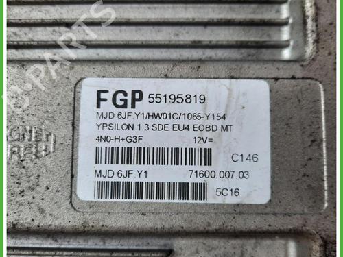 Engine control unit (ECU) LANCIA YPSILON (843_) 1.3 JTD (843.AXD11, 843.AXD1A) | BP40131154M57 - Image 2