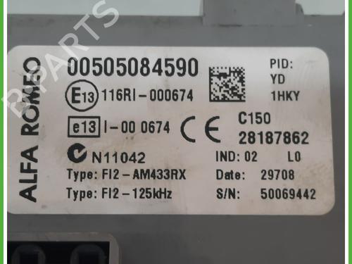 Fuse box ALFA ROMEO MITO (955_) 1.4 (955AXB1B) | BP12436752E1 