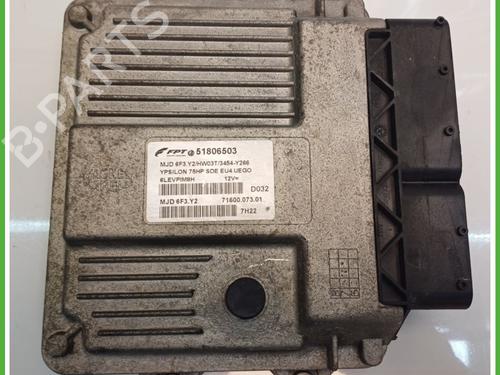 Used Engine control unit (ECU) LANCIA YPSILON (843_) 1.3 D Multijet (843.AXF11, 843.AXF1A, 843.AXM11,... (75 hp) 26688356