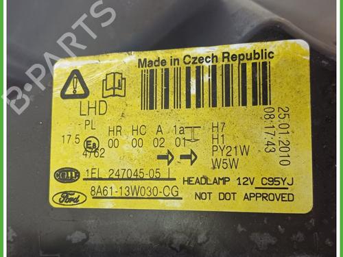 Left headlight FORD FIESTA VI (CB1, CCN) 1.4 LPG | BP27409460C28 