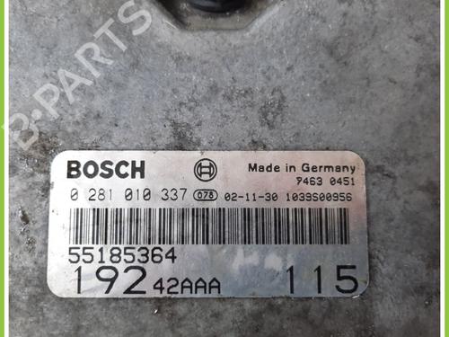 Engine control unit (ECU) FIAT STILO Multi Wagon (192_) 1.9 JTD | BP13259416M57 