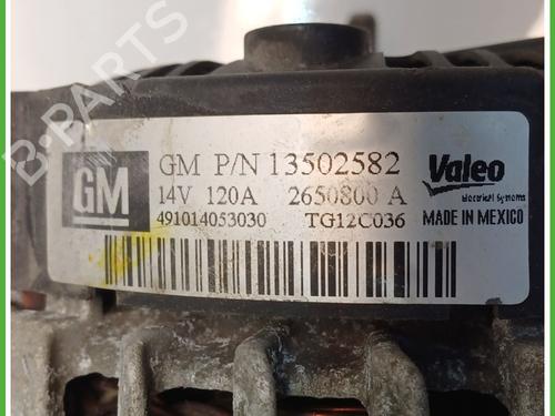 Alternator OPEL INSIGNIA A Sports Tourer (G09) 2.0 CDTI (35) | BP27409517M7 